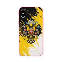 Имперский флаг и герб – Чехол для iPhone X матовый с принтом купить