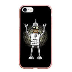 Kill All Humans – Чехол для iPhone 7/8 матовый с принтом купить