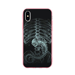 Чужой на Рентгене – Чехол для iPhone X матовый с принтом купить
