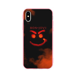 Bon Jovi – Чехол для iPhone X матовый с принтом купить