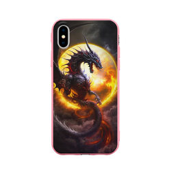 Звездный дракон – Чехол для iPhone X матовый с принтом купить