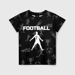 Детская футболка Рональдо, время футбола со скидкой в -44%