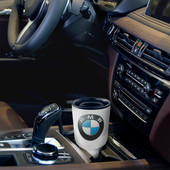 Авто-кружка с принтом BMW для любого человека, вид спереди №2. Цвет основы: белый