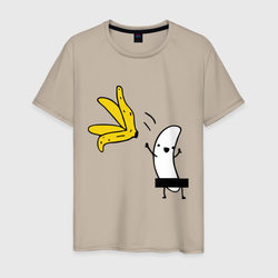 Банан стриптизер – Мужская футболка хлопок с принтом купить со скидкой в -20%