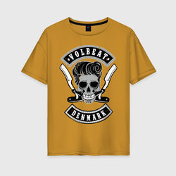 Volbeat – Женская футболка хлопок Oversize с принтом купить со скидкой в -16%