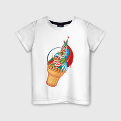 Кремль – Детская футболка хлопок с принтом купить со скидкой в -20%