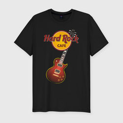 Hard Rock cafe – Мужская футболка хлопок Slim с принтом купить