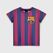 Футболка с принтом Messi для ребенка, вид спереди №1. Цвет основы: белый