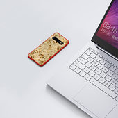 Чехол для Samsung Galaxy S10 с принтом Лаваш для любого человека, вид спереди №5. Цвет основы: красный