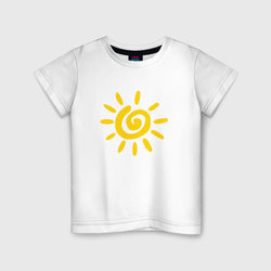 Солнце – Детская футболка хлопок с принтом купить со скидкой в -20%