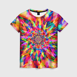 Tie dye – Женская футболка 3D с принтом купить со скидкой в -26%