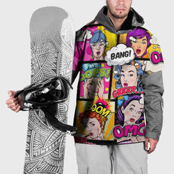 POP art – Накидка на куртку 3D с принтом купить