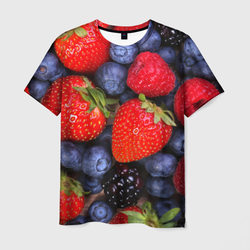 Berries – Мужская футболка 3D с принтом купить со скидкой в -23%