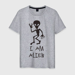 Alien – Мужская футболка хлопок с принтом купить со скидкой в -20%