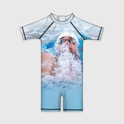 Michael Phelps – Детский купальный костюм 3D с принтом купить