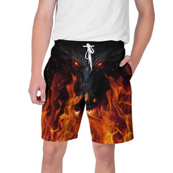Devil – Мужские шорты 3D с принтом купить