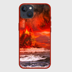 Вулкан – Чехол для iPhone 13 с принтом купить