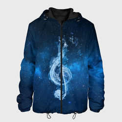 Космическая музыка – Мужская куртка 3D с принтом купить со скидкой в -10%
