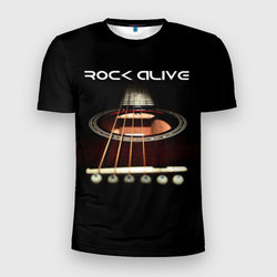 ROCK ALIVE – Мужская футболка 3D Slim с принтом купить со скидкой в -11%