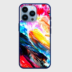 Абстракция красок – Чехол для iPhone 14 Pro с принтом купить