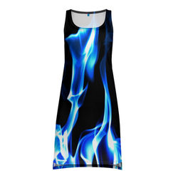 Огонь – Платье-майка 3D с принтом купить