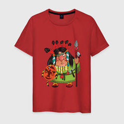 Забавные Индейцы 8 – Мужская футболка хлопок с принтом купить со скидкой в -20%