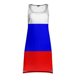Россия – Платье-майка 3D с принтом купить