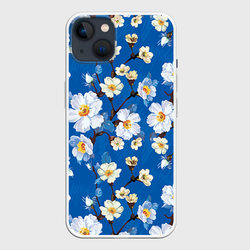 Цветы ретро 5 – Чехол для iPhone 14 Plus с принтом купить