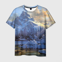 Горы – Мужская футболка 3D с принтом купить со скидкой в -23%