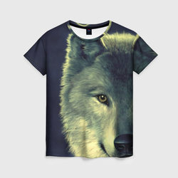 Серый волк – Женская футболка 3D с принтом купить со скидкой в -26%