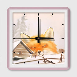Сон – Настенные часы квадратные с принтом купить