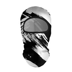 Чёрно-белый – Балаклава 3D с принтом купить