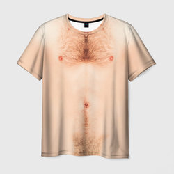 Мужская грудь – Мужская футболка 3D с принтом купить со скидкой в -26%