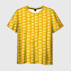 Сладкая вареная кукуруза – Мужская футболка 3D с принтом купить со скидкой в -23%