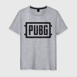 PUBG Логотип игры – Мужская футболка хлопок с принтом купить со скидкой в -20%