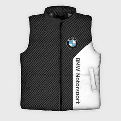 BMW CARBON | БМВ КАРБОН – Мужской жилет утепленный 3D с принтом купить