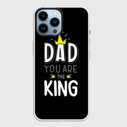 Папа король – Чехол для iPhone 14 Pro Max с принтом купить
