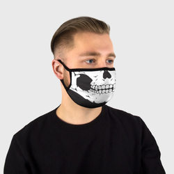 Череп маска черная – Маска защитная с принтом купить со скидкой в -30%