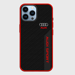 Audi carbon Ауди карбон – Чехол для iPhone 14 Pro Max с принтом купить