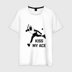 Kiss My Ace – Мужская футболка хлопок с принтом купить со скидкой в -20%