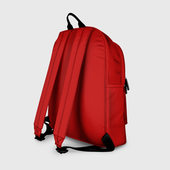 Рюкзак с принтом Вечный дизайн сода для любого человека, вид сзади №1. Цвет основы: белый