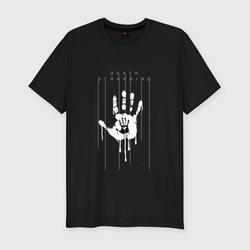 Death Stranding – Мужская футболка хлопок Slim с принтом купить