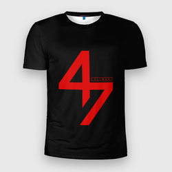 Agent 47 hitman на спине – Мужская футболка 3D Slim с принтом купить со скидкой в -9%