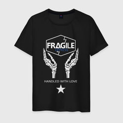 Fragile express – Мужская футболка хлопок с принтом купить со скидкой в -20%