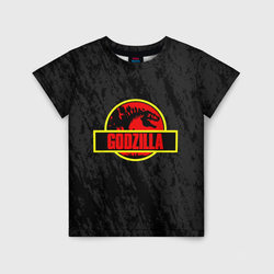 JURASSIC GODZILLA | ГОДЗИЛЛА – Детская футболка 3D с принтом купить со скидкой в -44%