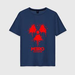 Metro Exodus – Женская футболка хлопок Oversize с принтом купить со скидкой в -16%