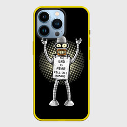 Kill All Humans – Чехол для iPhone 14 Pro с принтом купить
