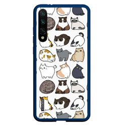 Котики – Чехол для Xiaomi Redmi Mi A3 с принтом купить