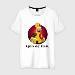 God of Bar – Мужская футболка хлопок с принтом купить со скидкой в -20%