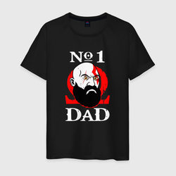 Dad Kratos – Мужская футболка хлопок с принтом купить со скидкой в -20%